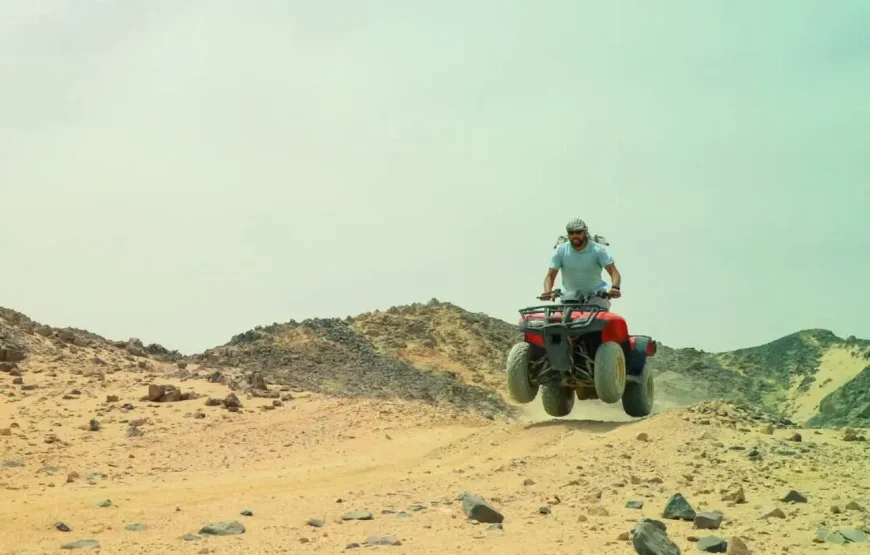 Morning Trip Hurghada Desert Tour by ATV, Pick-up
