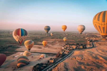 Hot Air Balloon Ride in Luxor, Egypt