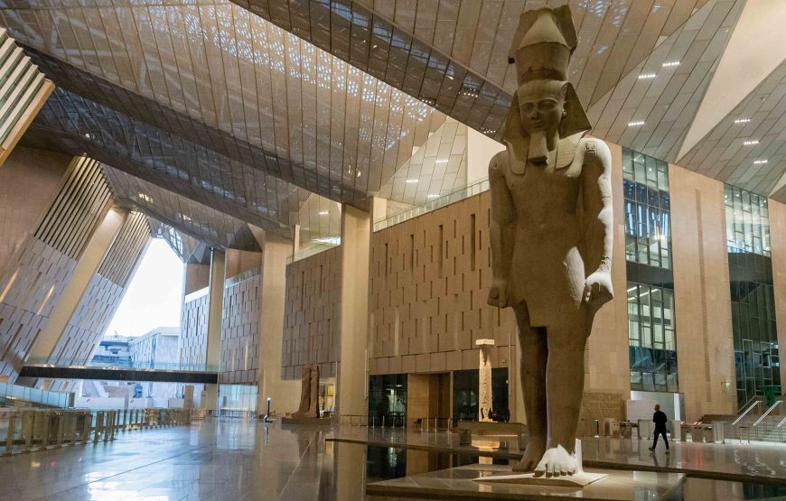 Explore the New Grand Egyptian Museum, Giza Pyramids
